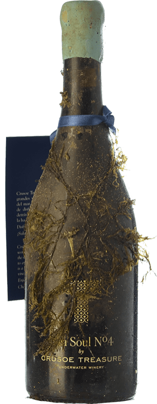 75,95 € Envio grátis | Vinho Tinto Crusoe Treasure Sea Soul Nº 4 Submarino Crianza Espanha Syrah 75 cl