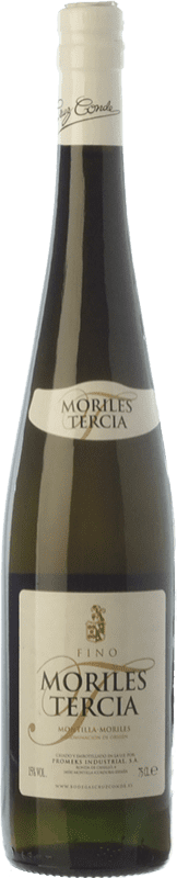 16,95 € Envio grátis | Vinho fortificado Cruz Conde Fino Moriles Tercia D.O. Montilla-Moriles Andaluzia Espanha Pedro Ximénez Garrafa 75 cl