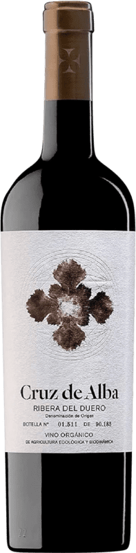 18,95 € 送料無料 | 赤ワイン Cruz de Alba 高齢者 D.O. Ribera del Duero カスティーリャ・イ・レオン スペイン Tempranillo ボトル 75 cl