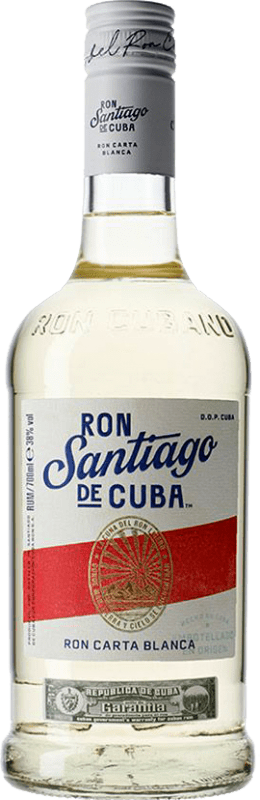 13,95 € 免费送货 | 朗姆酒 Cuba Ron Santiago de Cuba Carta Blanca 古巴 70 cl