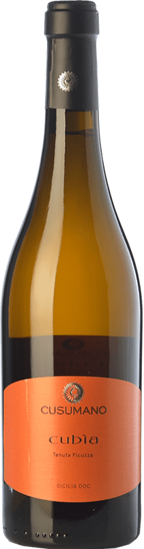 16,95 € Бесплатная доставка | Белое вино Cusumano Cubìa I.G.T. Terre Siciliane Сицилия Италия Insolia бутылка 75 cl