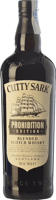 27,95 € Бесплатная доставка | Виски смешанные Cutty Sark Prohibition Шотландия Объединенное Королевство бутылка 70 cl