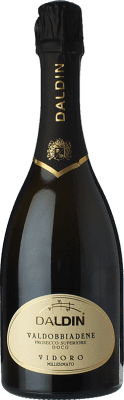 16,95 € Envio grátis | Espumante branco DalDin Vidoro D.O.C.G. Prosecco di Conegliano-Valdobbiadene Treviso Itália Glera Garrafa 75 cl