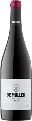 12,95 € Spedizione Gratuita | Vino Rosso De Muller Giovane D.O. Tarragona Catalogna Spagna Syrah 75 cl