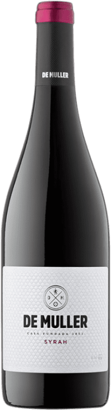 10,95 € Envio grátis | Vinho tinto De Muller Jovem D.O. Tarragona Catalunha Espanha Syrah Garrafa 75 cl