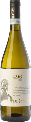 15,95 € Envio grátis | Vinho Branco Sanctis 496 D.O.C. Frascati Lácio Itália Malvasia, Trebbiano Eco — Biológico 75 cl
