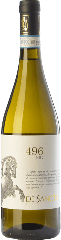 15,95 € Spedizione Gratuita | Vino bianco Sanctis 496 D.O.C. Frascati Lazio Italia Malvasia di Candia Aromatica, Trebbiano Toscano Bottiglia 75 cl