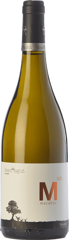 13,95 € Spedizione Gratuita | Vino bianco Can Descregut Crianza D.O. Penedès Catalogna Spagna Macabeo Bottiglia 75 cl