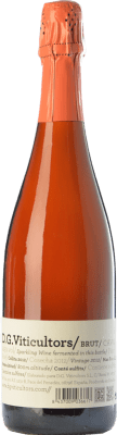 14,95 € Kostenloser Versand | Rosé Sekt DG Brut — Herb Rosé Reserve — Gereift D.O. Cava Katalonien Spanien Pinot Noir — Spätburgunder 75 cl
