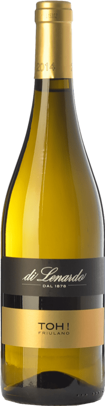 15,95 € Envio grátis | Vinho Branco Lenardo Toh D.O.C. Friuli Grave Friuli-Venezia Giulia Itália Friulano 75 cl