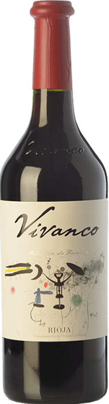11,95 € Spedizione Gratuita | Vino Rosso Vivanco Crianza — Invecchiato in Botte D.O.Ca. Rioja La Rioja Spagna Tempranillo Bottiglia 75 cl
