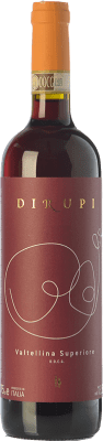 31,95 € Envoi gratuit | Vin Rouge Dirupi Supérieur D.O.C. Valtellina Lombardia Italie Nebbiolo Eco — Biologique 75 cl