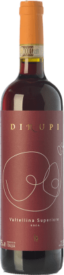 29,95 € Spedizione Gratuita | Vino rosso Dirupi D.O.C.G. Valtellina Superiore lombardia Italia Nebbiolo Bottiglia 75 cl