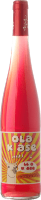 6,95 € Envío gratis | Vino Rosado Vinos Divertidos Ola K Ase España Garnacha 75 cl