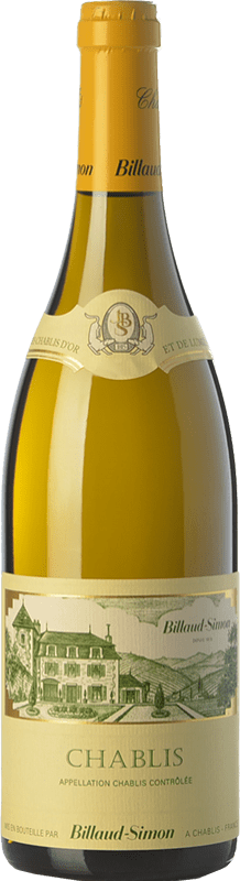 48,95 € Spedizione Gratuita | Vino bianco Billaud-Simon Chablis A.O.C. Bourgogne Borgogna Francia Chardonnay Bottiglia 75 cl