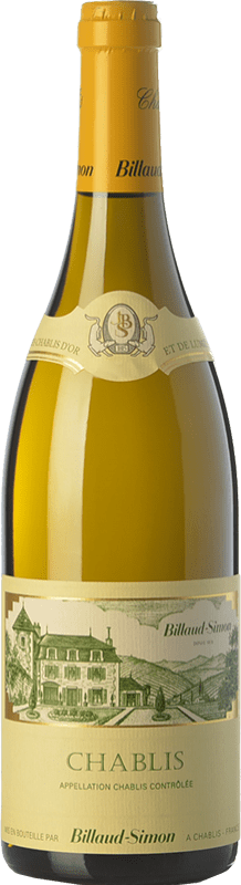49,95 € Spedizione Gratuita | Vino bianco Billaud-Simon Chablis A.O.C. Bourgogne Borgogna Francia Chardonnay Bottiglia 75 cl