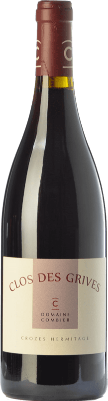 48,95 € Envio grátis | Vinho tinto Domaine Combier Clos des Grives Rouge Crianza A.O.C. Crozes-Hermitage Rhône França Syrah Garrafa 75 cl