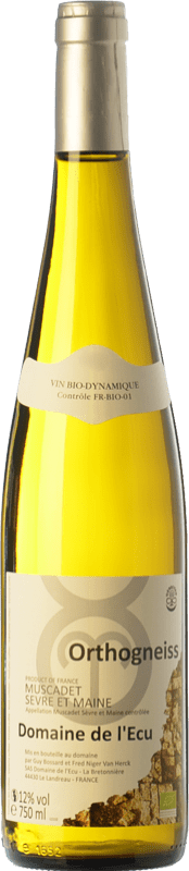13,95 € Бесплатная доставка | Белое вино Domaine de l'Écu Orthogneiss A.O.C. Muscadet-Sèvre et Maine Луара Франция Muscadet бутылка 75 cl