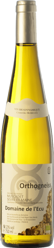 14,95 € Envoi gratuit | Vin Blanc Domaine de l'Écu Orthogneiss A.O.C. Muscadet-Sèvre et Maine Loire France Muscadet Eco — Biologique Bouteille 75 cl