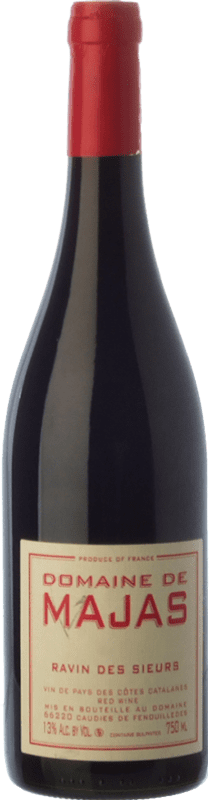 16,95 € Kostenloser Versand | Rotwein Domaine de Majas Ravin des Sieurs Jung I.G.P. Vin de Pays Côtes Catalanes Languedoc-Roussillon Frankreich Syrah Flasche 75 cl