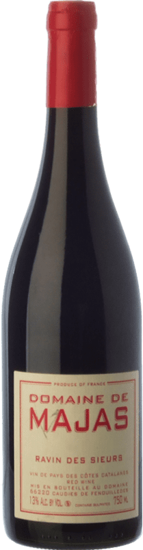 19,95 € Envio grátis | Vinho tinto Majas Ravin des Sieurs Jovem I.G.P. Vin de Pays Côtes Catalanes Languedoque-Rossilhão França Syrah Garrafa 75 cl