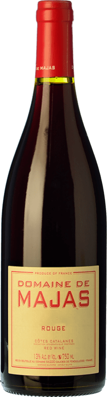 12,95 € Free Shipping | Red wine Majas Rouge Young I.G.P. Vin de Pays Côtes Catalanes Languedoc-Roussillon France Grenache, Carignan Bottle 75 cl