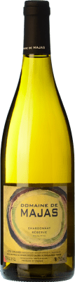 19,95 € Бесплатная доставка | Белое вино Domaine de Majas Резерва I.G.P. Vin de Pays Roussillon Руссильон Франция Chardonnay — Шардоне Бутылка 75 cl