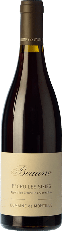 66,95 € Kostenloser Versand | Rotwein Montille Premier Cru les Sizies Alterung A.O.C. Beaune Burgund Frankreich Pinot Schwarz Flasche 75 cl