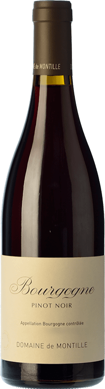 56,95 € Бесплатная доставка | Красное вино Domaine de Montille Rouge старения A.O.C. Bourgogne Бургундия Франция Pinot Black Eco Эко Био Органический бутылка 75 cl