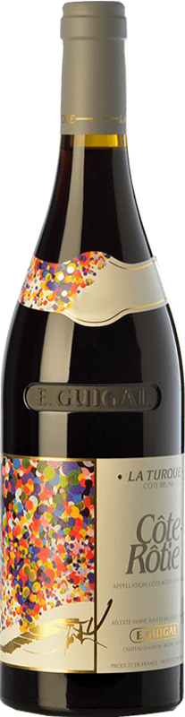 309,95 € 免费送货 | 红酒 E. Guigal La Turque 岁 A.O.C. Côte-Rôtie 罗纳 法国 Syrah, Viognier 瓶子 75 cl