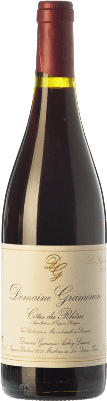 29,95 € Free Shipping | Red Wine Domaine Gramenon La Sagesse Crianza — Aged A.O.C. Côtes du Rhône Rhône France Garnacha — Grenache Eco — Organic Bottle 75 cl