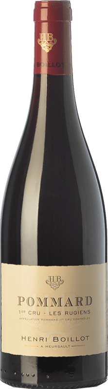 77,95 € Free Shipping | Red wine Henri Boillot Premier Cru Les Rugiens Aged A.O.C. Pommard Burgundy France Pinot Black Bottle 75 cl