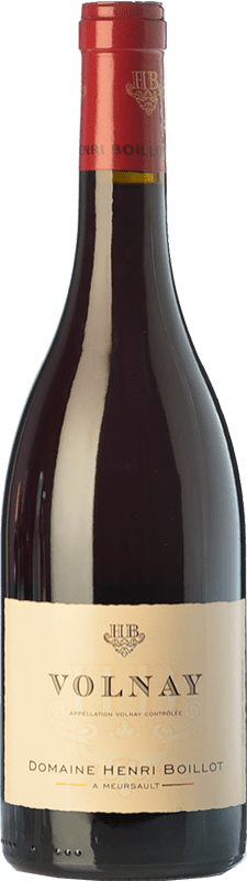 57,95 € Free Shipping | Red wine Domaine Henri Boillot Crianza A.O.C. Volnay Burgundy France Pinot Black Bottle 75 cl