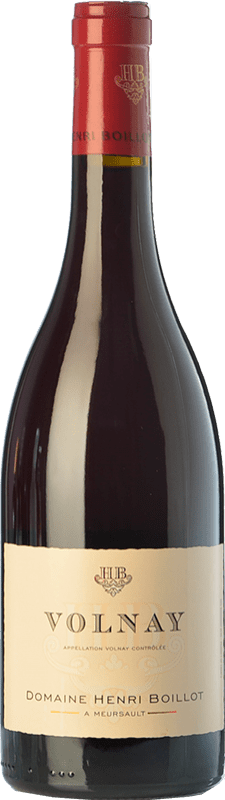 66,95 € Kostenloser Versand | Rotwein Henri Boillot Crianza — Kurze Fassreifung A.O.C. Volnay Burgund Frankreich Pinot Noir — Spätburgunder Flasche 75 cl