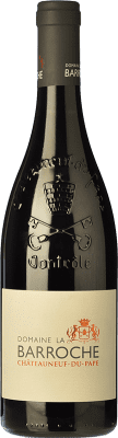 38,95 € Free Shipping | Red wine Domaine la Barroche Signature Crianza A.O.C. Châteauneuf-du-Pape Rhône France Syrah, Grenache, Monastrell, Cinsault Bottle 75 cl