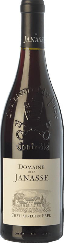 74,95 € Envoi gratuit | Vin Rouge Domaine La Janasse Crianza A.O.C. Châteauneuf-du-Pape Rhône France Syrah, Garnacha — Grenache, Mourvèdre, Cinsault Bouteille 75 cl
