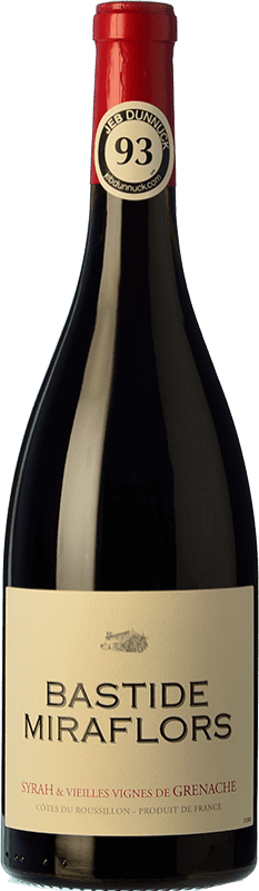 19,95 € Free Shipping | Red wine Domaine Lafage Bastide Miraflors Young A.O.C. Côtes du Roussillon Languedoc-Roussillon France Syrah, Grenache Bottle 75 cl