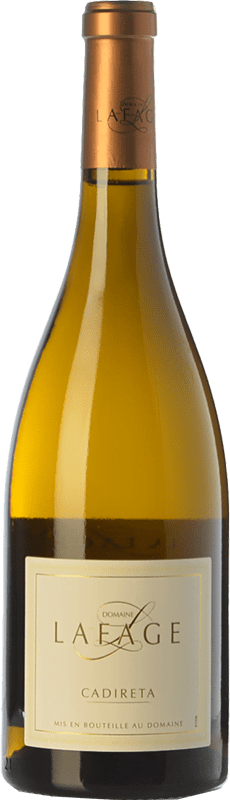 10,95 € Бесплатная доставка | Белое вино Lafage Cadireta I.G.P. Vin de Pays Côtes Catalanes Лангедок-Руссильон Франция Chardonnay бутылка 75 cl