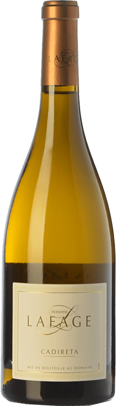 11,95 € Spedizione Gratuita | Vino bianco Domaine Lafage Cadireta I.G.P. Vin de Pays Côtes Catalanes Linguadoca-Rossiglione Francia Chardonnay Bottiglia 75 cl
