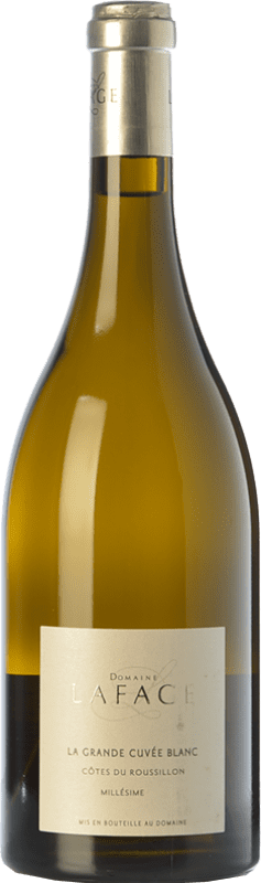 19,95 € Envío gratis | Vino blanco Lafage La Grande Cuvée Blanc Crianza A.O.C. Côtes du Roussillon Languedoc-Roussillon Francia Garnacha, Garnacha Gris, Macabeo Botella 75 cl