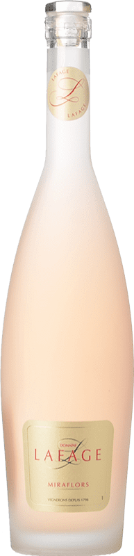 12,95 € Free Shipping | Rosé wine Domaine Lafage Miraflors I.G.P. Vin de Pays Roussillon Roussillon France Grenache, Mourvèdre, Grenache Grey Bottle 75 cl