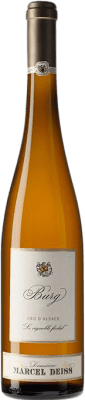 56,95 € Envio grátis | Vinho branco Marcel Deiss Burg A.O.C. Alsace Alsácia França Gewürztraminer, Riesling Garrafa 75 cl