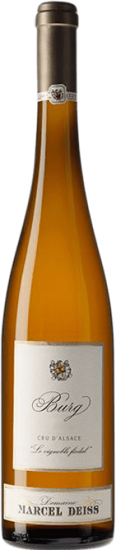 56,95 € Envio grátis | Vinho branco Marcel Deiss Burg A.O.C. Alsace Alsácia França Gewürztraminer, Riesling Garrafa 75 cl
