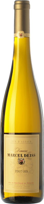 33,95 € Бесплатная доставка | Белое вино Marcel Deiss A.O.C. Alsace Эльзас Франция Pinot Grey бутылка 75 cl