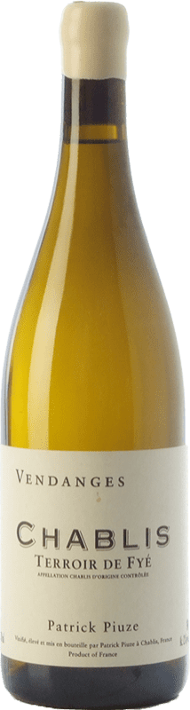 26,95 € Kostenloser Versand | Weißwein Patrick Piuze Chablis Terroir de Fyé Alterung A.O.C. Bourgogne Burgund Frankreich Chardonnay Flasche 75 cl