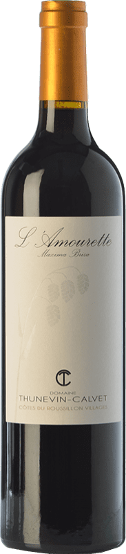 13,95 € Envoi gratuit | Vin rouge Thunevin-Calvet L'Amourette Jeune A.O.C. Côtes du Roussillon Villages Languedoc-Roussillon France Grenache, Mourvèdre Bouteille 75 cl