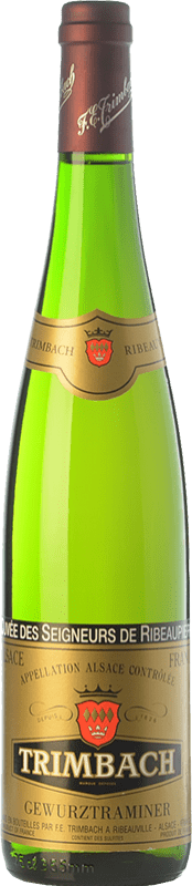 59,95 € Envio grátis | Vinho branco Trimbach Cuvée Seigneurs de Ribeaupierre A.O.C. Alsace Alsácia França Gewürztraminer Garrafa 75 cl