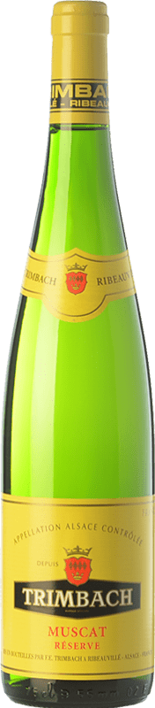 31,95 € Envio grátis | Vinho branco Domaine Trimbach Muscat Reserva A.O.C. Alsace Alsácia França Mascate Garrafa 75 cl