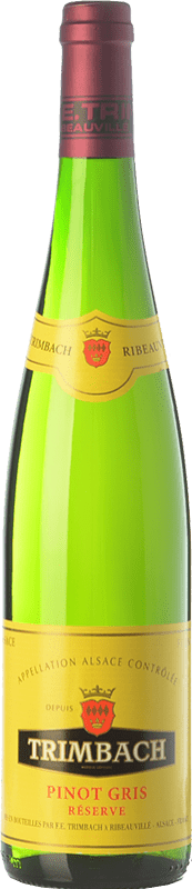 29,95 € Бесплатная доставка | Белое вино Trimbach Резерв A.O.C. Alsace Эльзас Франция Pinot Grey бутылка 75 cl