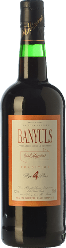 17,95 € Kostenloser Versand | Verstärkter Wein Vial Magnères Tradition 4 Ans A.O.C. Banyuls Languedoc-Roussillon Frankreich Syrah, Grenache, Carignan Flasche 75 cl